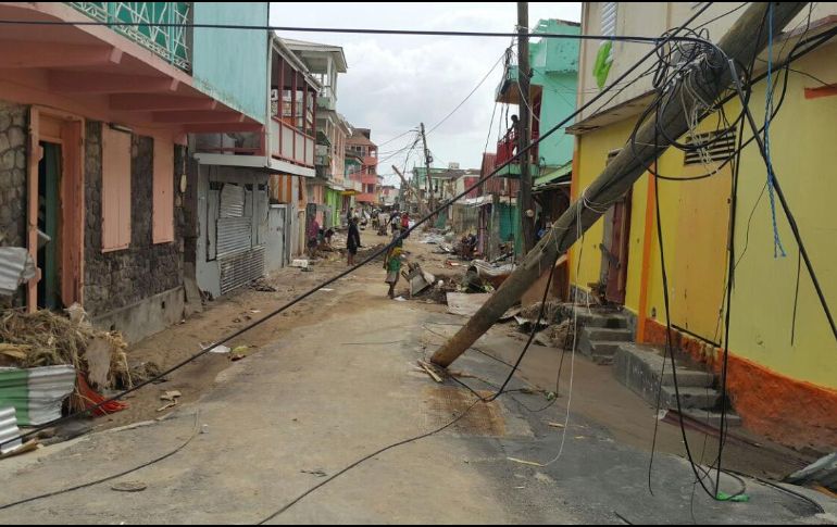 Todas las localidades de Dominica, que cuenta con 72 mil habitantes, fueron impactadas por el huracán.