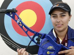 Linda Ochoa busca tener un campeonato del mundo en arco compuesto, después cambiaría a recurvo. M. FREYRIA  /