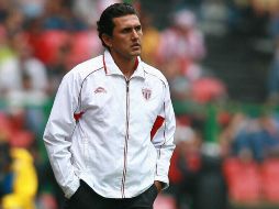 El director técnico  Omar Arellano  le dice adiós al Necaxa. MEXSPORT  /