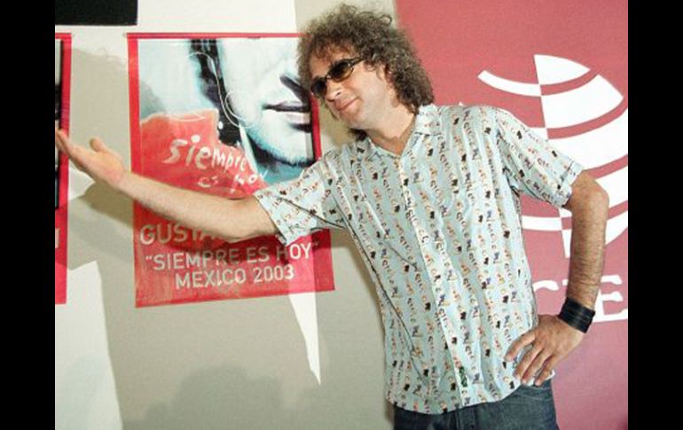 Gustavo Cerati de 51 años ganó en 2007 el Premio Gardel de Oro y otros siete galardones de la industria discográfica argentina. NTX  /