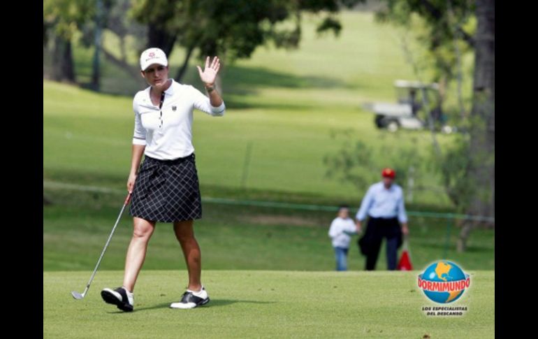 Lorena Ochoa queda muy contenta con los resultados del torneo Lorena Ochoa Invitational. E. PACHECO  /