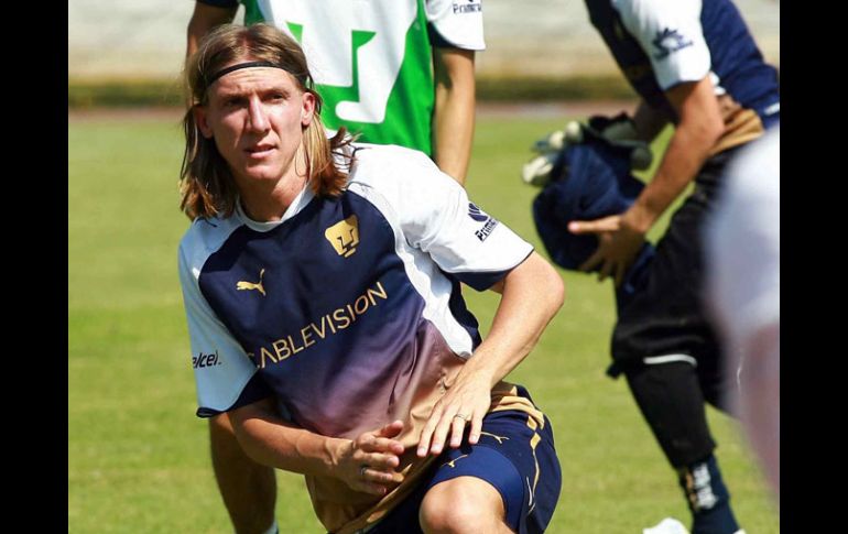 El jugador tiene contrato con Pumas hasta el 2012. MEXSPORT  /