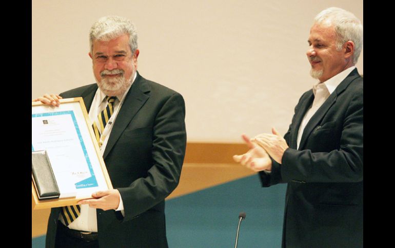 “Nuestra disciplina es la encargada de preservar el conocimiento”, dijo el homenajeado. A. CAMACHO  /