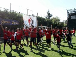 De la mano de Rubén Duarte, el equipo del Atlas es bicampeón de la sub-17. MEXSPORT  /