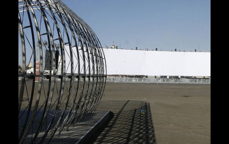 El espectáculo se proyectará en una pantalla de 100 metros de largo por 11 metros de ancho. M. FREYRÍA  /