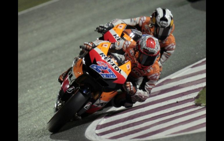 El español durante una carrera del Grand Prix en Catar. REUTERS  /