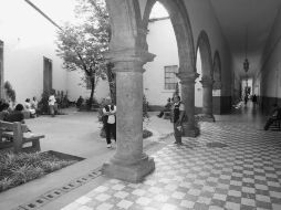 Interior Antiguo Hospital Civil de Guadalajara, anterior sede del Hospital de San Miguel de Belén. ARCHIVO  /