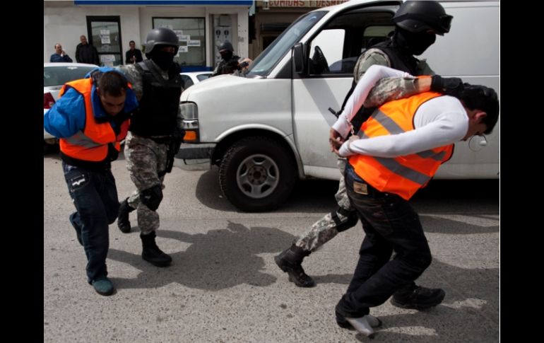 Los detenidos fueron trasladados a la Subprocuraduría de Investigación Especializada en Delincuencia Organizada. ARCHIVO  /