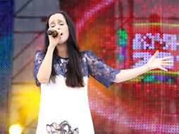 Hasta el momento, Venegas ha sido la más aplaudida por los asistentes a Jalisco en Vivo. A.CAMACHO  /