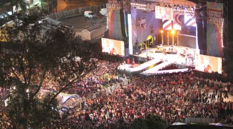 La Glorieta Minerva recibió a miles de jaliscienses en la tercera edición de Jalisco en Vivo. A. CAMACHO  /