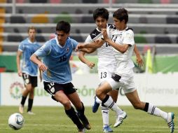 Después de un reñido encuentro, la selección uruguaya consiguió el triunfo. MEXSPORT  /