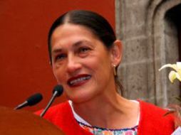 ‘Es maravilloso encontrar a jóvenes con muchísimas ganas de participar y expresarse’ afirmó la actriz. EL UNIVERSAL  /