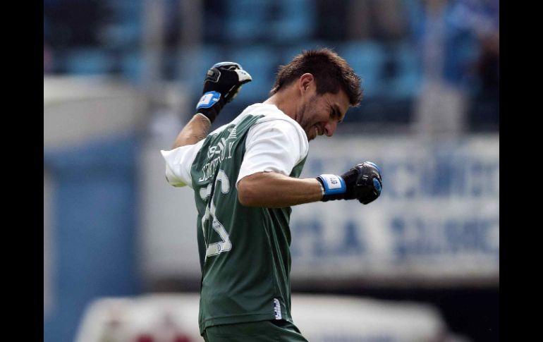 'Sufrimos al final, pero logramos los tres puntos que es lo más importante', manifestó Gutierrez. MEXSPORT  /