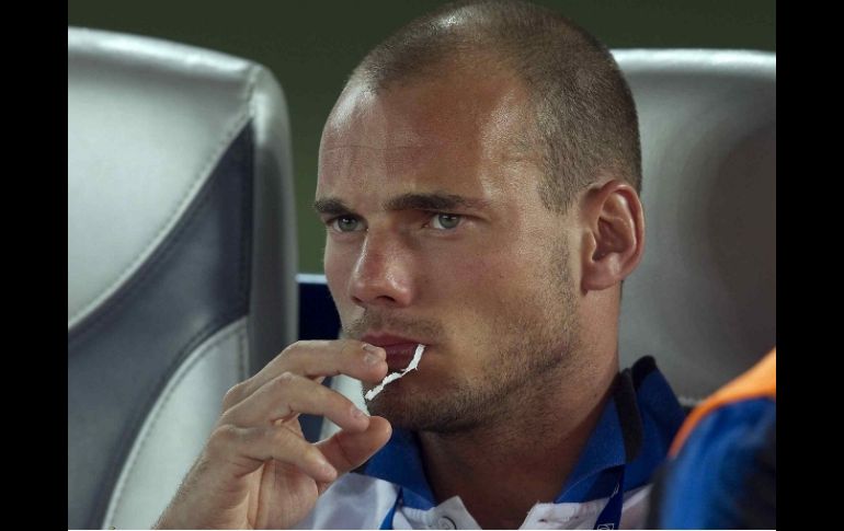 El mediocampista holandés Wesley Sneijder, mundialista con Holanda en Alemania 2006 y Sudáfrica 2010. MEXSPORT  /