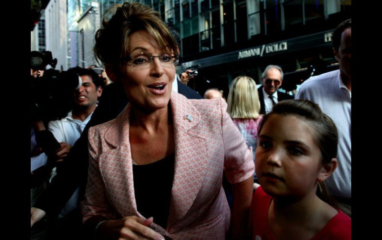 La exgobernadora de Alaska Sarah Palin se convierte en la segunda líder republicana en acabar con rumores sobre sus aspiraciones.  /