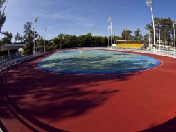 Vista general  de la pista de patinaje de velocidad, sede de la Juegos Panamericanos 2011. MEXSPORT  /