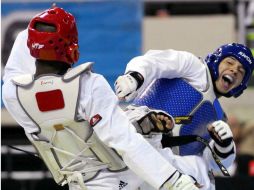 El taekondoín local llegó a estar al frente en el marcador, pero finalmente perdió el encuentro. MEXSPORT  /