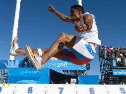 Castillo hizo su salto ganador en el primer intento.  /