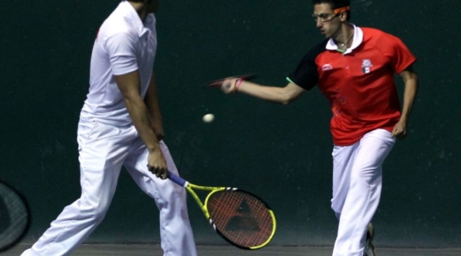 Destacan el liderazgo de México en el frontón. En la foto los hermanos Alberto y Arturo Rodríguez, ganadores del oro. NOTIMEX  /