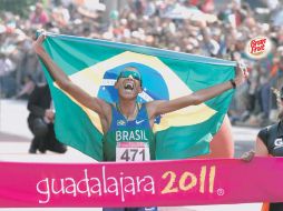 Soloneil Silva se despegó del pelotón desde la segunda vuelta al pequeño circuito, trazado para el maratón panamericano.  /