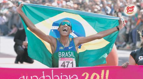 Soloneil Silva se despegó del pelotón desde la segunda vuelta al pequeño circuito, trazado para el maratón panamericano.  /