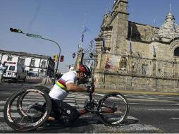 Oscar Sánchez cronometró 15:55.96 minutos, para quedarse con el título. MEXSPORT  /