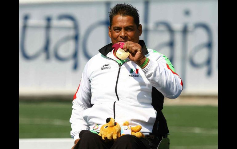 Báez ya tiene prácticamente su boleto a los Juegos Paralímpicos de Londres 2012. MEXSPORT  /