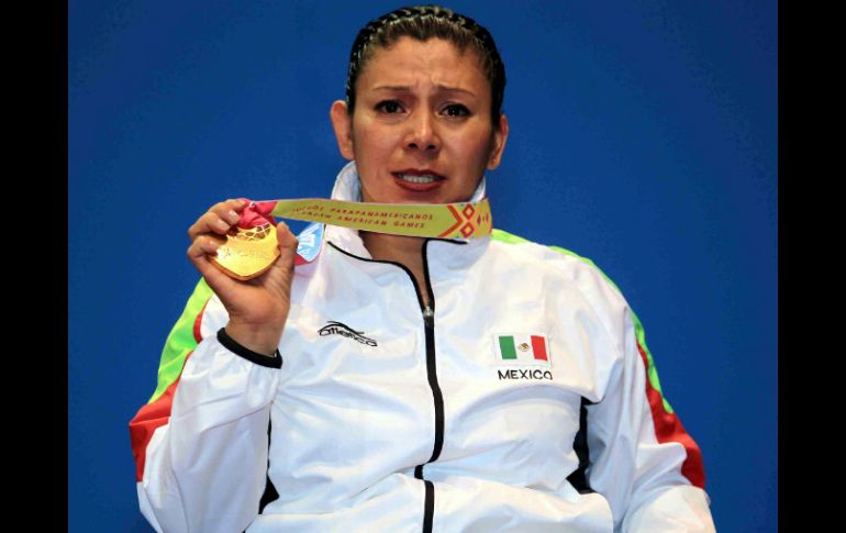 María Paredes también obtuvo otra áurea en días pasados al vencer a Martha Makishi. MEXSPORT  /