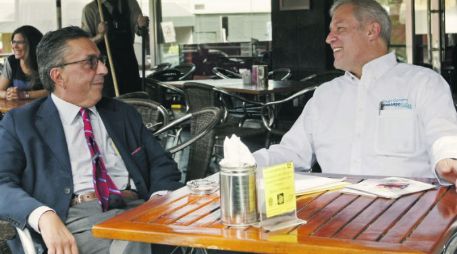 La reunión entre Fernando Gómez Mont y Fernando Guzmán Pérez Peláez fue en un café de Providencia.  /