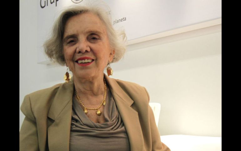 La escritora mexicana Elena Poniatowska asistió a la conferencia. ARCHIVO  /