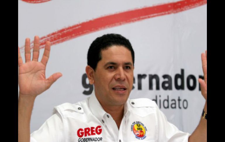 El virtual candidato del PRD-PT y Movimiento Ciudadano al Senado de la República por Quintana Roo, Gregorio Sánchez. ARCHIVO  /