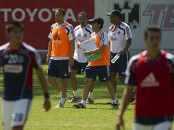 El día de hoy, el Rebaño continuó con su trabajo de pretemporada en Verde Valle.  /