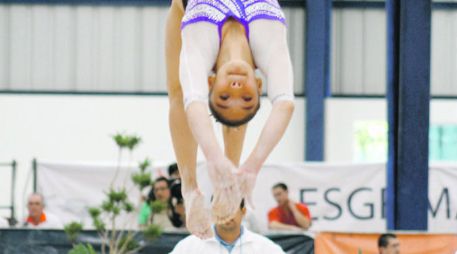 La gimnasta jalisciense Karla Cornejo aportó su talento para ganar las medallas de All Around y por Equipos.  /