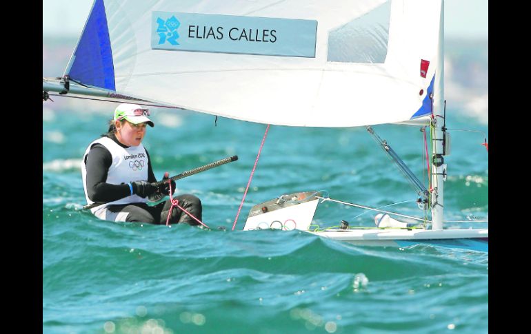 En su elemento. La velerista mexicana es quien tiene mayores posibilidades de avanzar en las pruebas de Vela. REUTERS  /