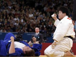 La china Wen Tong es tetracampeona del mundo y la favorita a la medalla de oro en Londres 2012 en la categoría de +78kg. AP  /