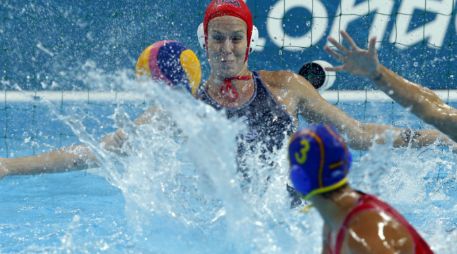 Estados Unidos venció a España en la final olímpica de Waterpolo femenil. EFE  /