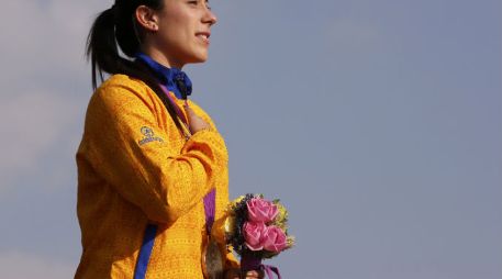 A sus 20 años, Mariana Pajón se convirtió en una histórica para el deporte colombiano. REUTERS  /