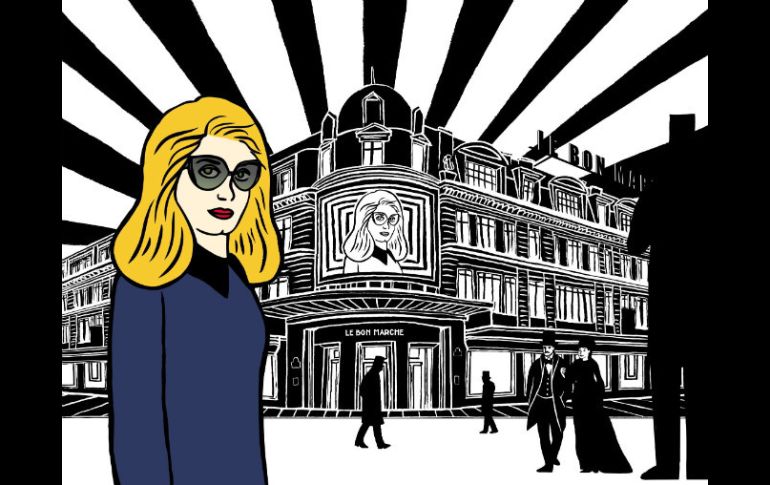 ''El mundo es París y París es Catherine Deneuve'' lema de la 160 celebración. EFE  /