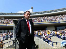Mario Carrillo y la afición de Pumas tiene su primer altercado. MEXSPORT  /