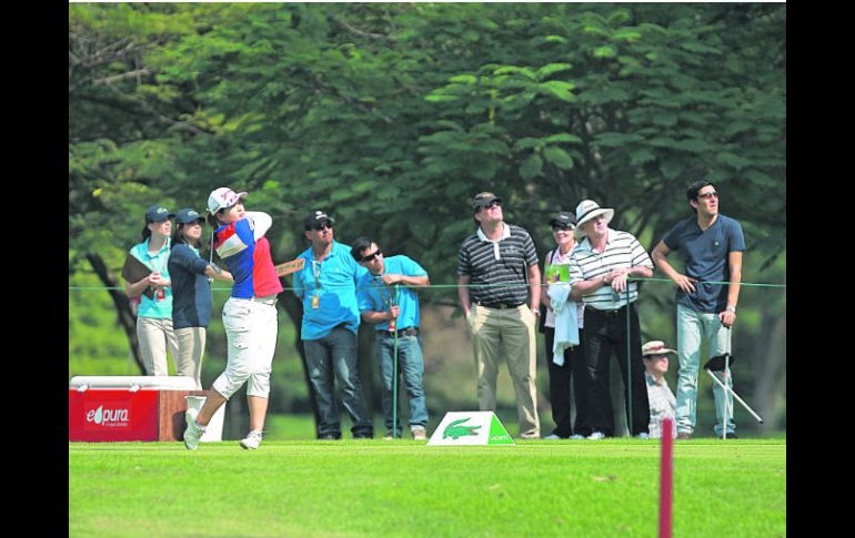 La coreana Park se fue sin ''bogeys'' el sábado y en los últimos 40 hoyos sólo ha cometido uno, muestra de que su golf anda muy fino  /