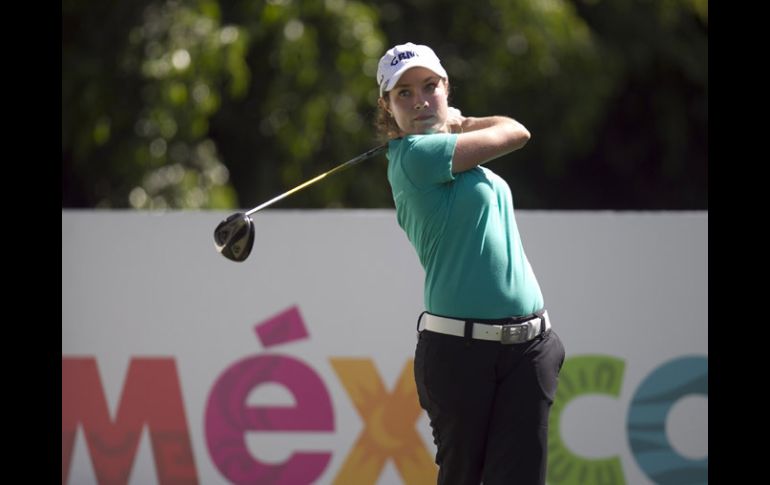 Alejandra Llaneza tuvo una buena labor de aprendizaje en el torneo. MEXSPORT  /