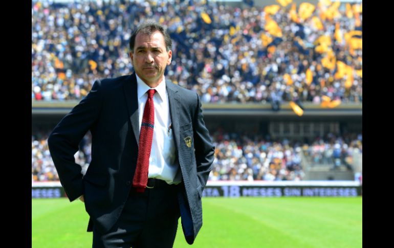 Mario Carrillo dirigió a Pumas durante el Apertura 2012. MEXSPORT /