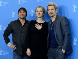 El director Richard Linklater junto a los actores Julie Delpy y Ethan Hawke. AFP /