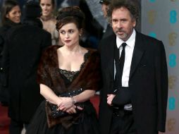 La actriz y su esposo Tim Burton durante la alfombra roja previa a los BAFTA. AFP /