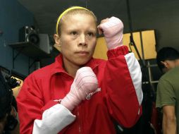 La 'Güerita' Sánchez espera conseguir la victoria en el combate del sábado. MEXSPORT /