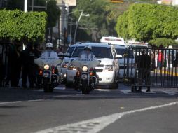 En patrullas, motocicletas, bicicletas y a pie, los uniformados se encargaron del orden vial.  /