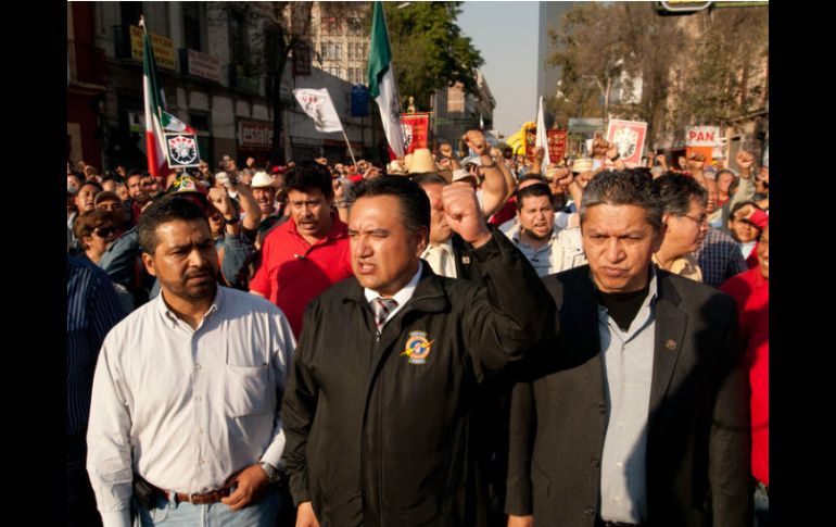 Realizan la caravana ''Por el derecho y la justicia del trabajador''. ARCHIVO /