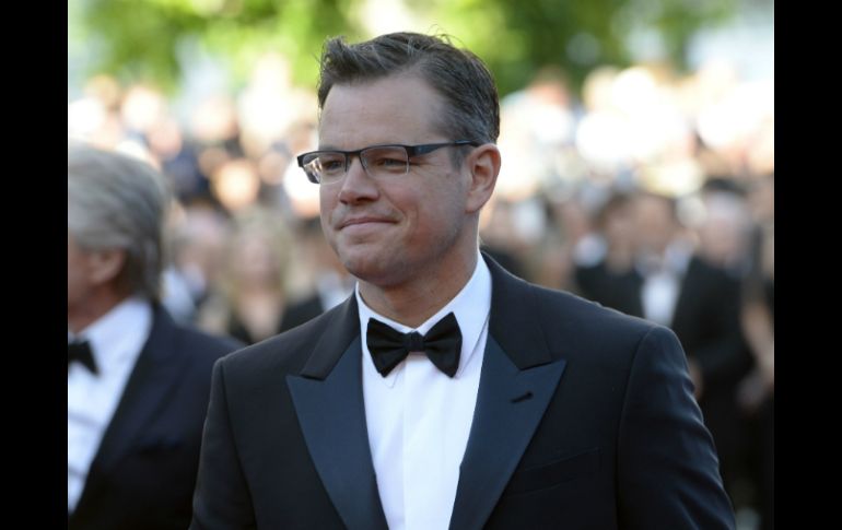 Matt Damon encabezó el desfile del reparto masculino de ''Behind the Candelabra''. AFP /