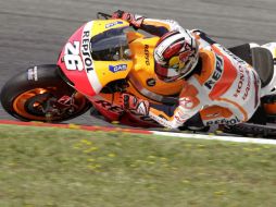 El piloto de Repsol Honda, Dani Pedrosa, bate el récord de Casey Stoner con un tiempo de 1:40.893. EFE /