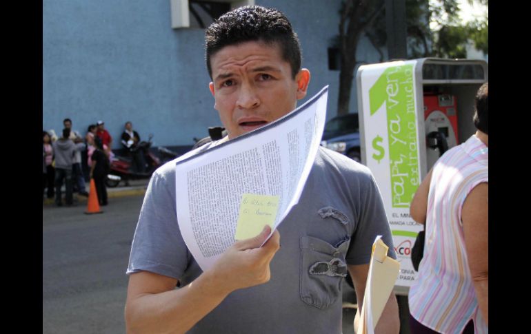 Ulises reclama los presuntos hechos desde hace ya casi dos años. ARCHIVO /